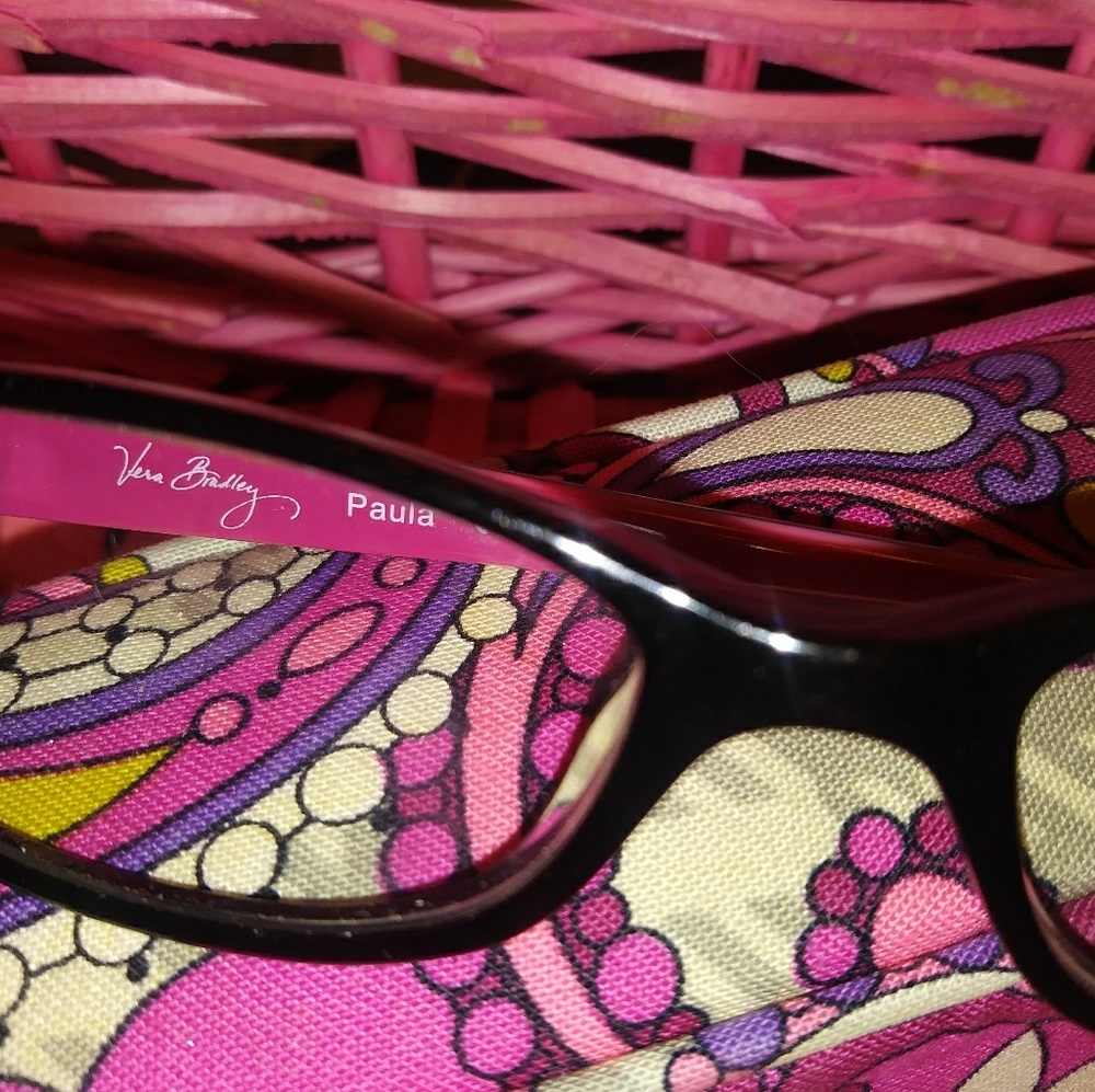 Vera Bradley girl glasses with case